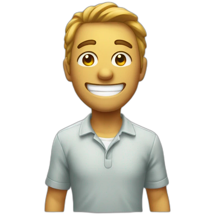 Calvo sonriendo emoji