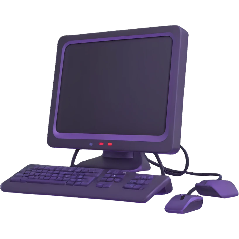 futuristic computer emoji