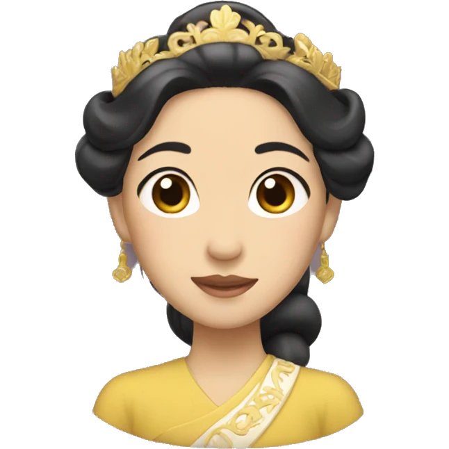 Asian princess  emoji