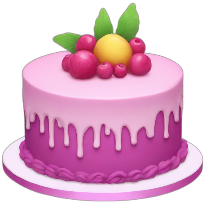 Aesthetic cake emoji