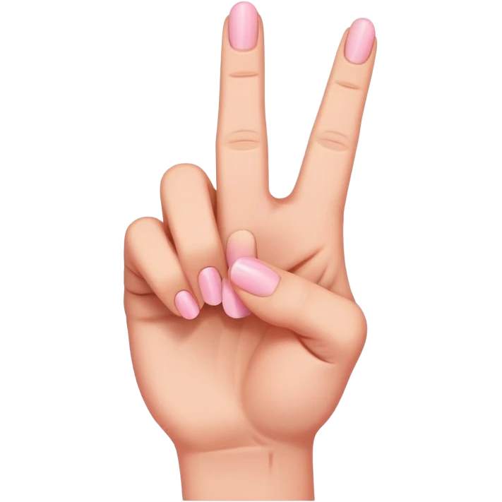 Pinky middle finger emoji