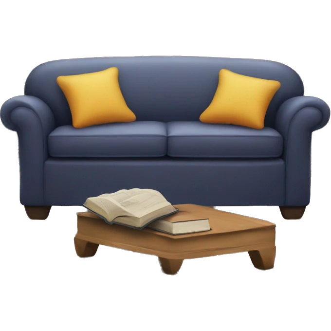 books on the sofa emoji