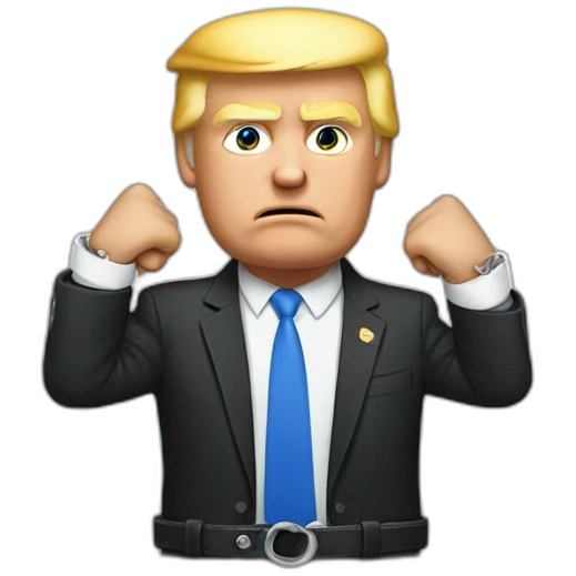 trump-in-handcuffs emoji