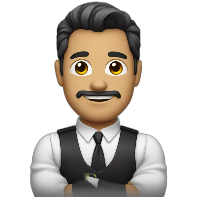 Batman as bartender emoji