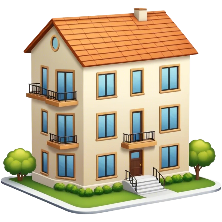 give me 3 emojis to put next to the text: apartments, duplexes and homes emoji