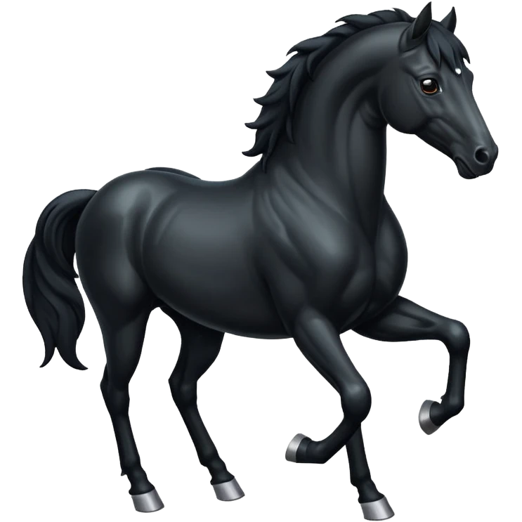 Black horse emoji