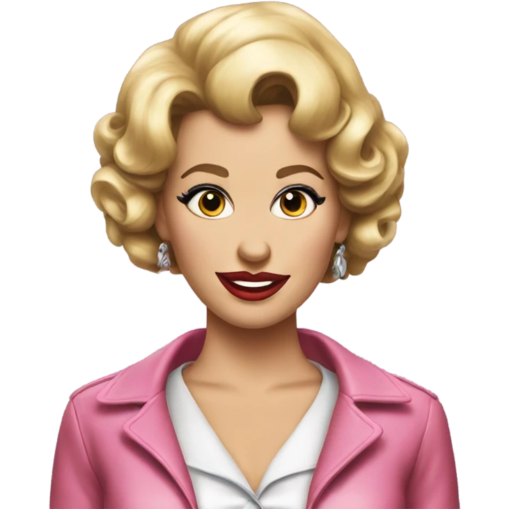 Grease movie 50s woman  emoji