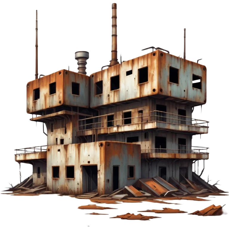 Dystopian Apocalyptic Aesthetic Scenery Deco emoji