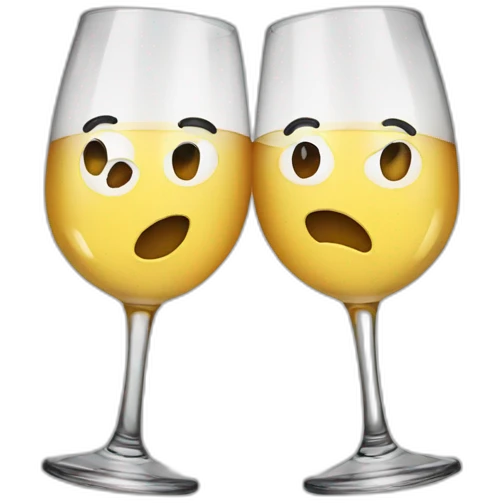 2 Clinking Glasses emoji