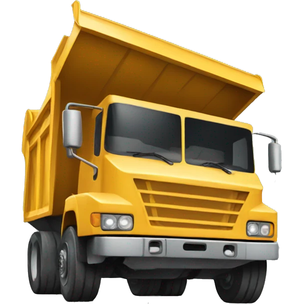 Dump truck emoji