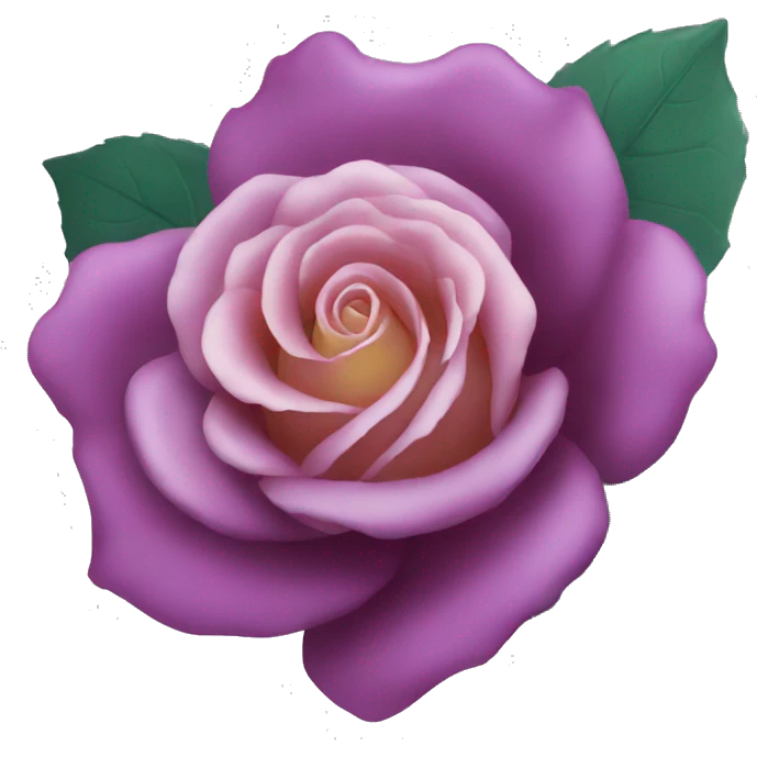 Shine blue rose flower emoji