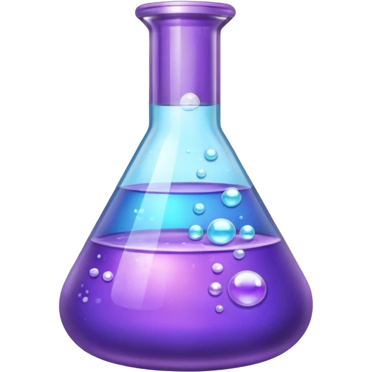 purple chemical flask emoji