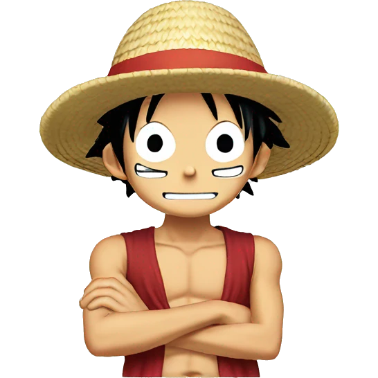 Luffy one piece emoji