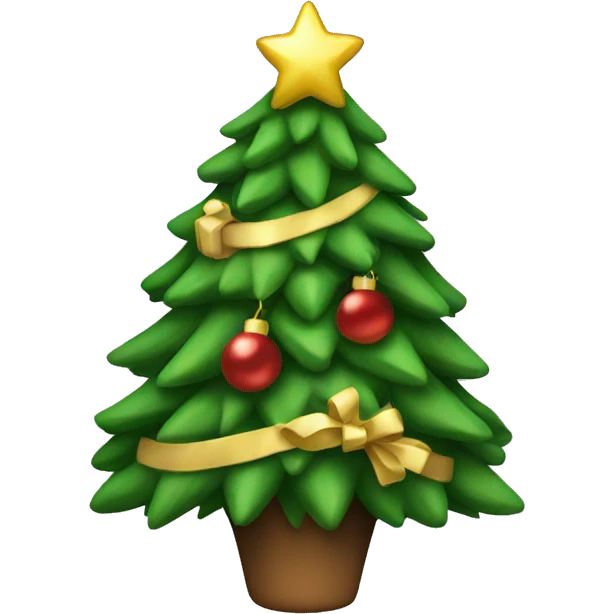 Christmas tree emoji