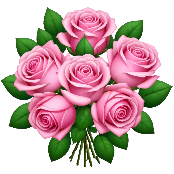 pink rose bouquet  emoji