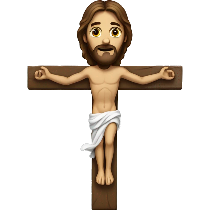 Jesus on cross emoji