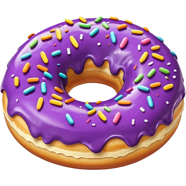 purple donut emoji