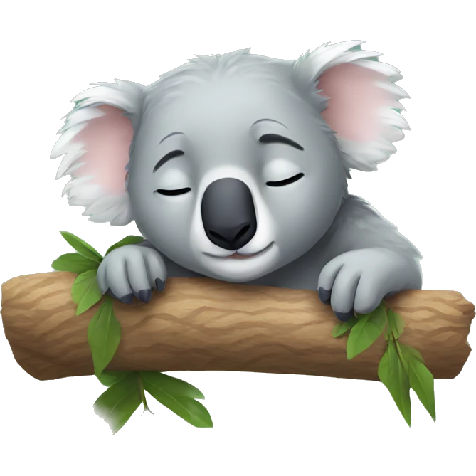 Sleeping koala emoji