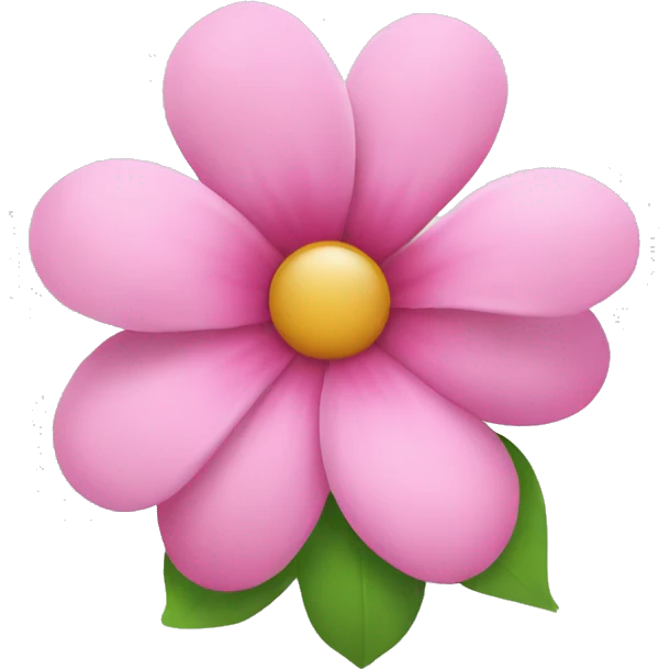 Pink flower emoji