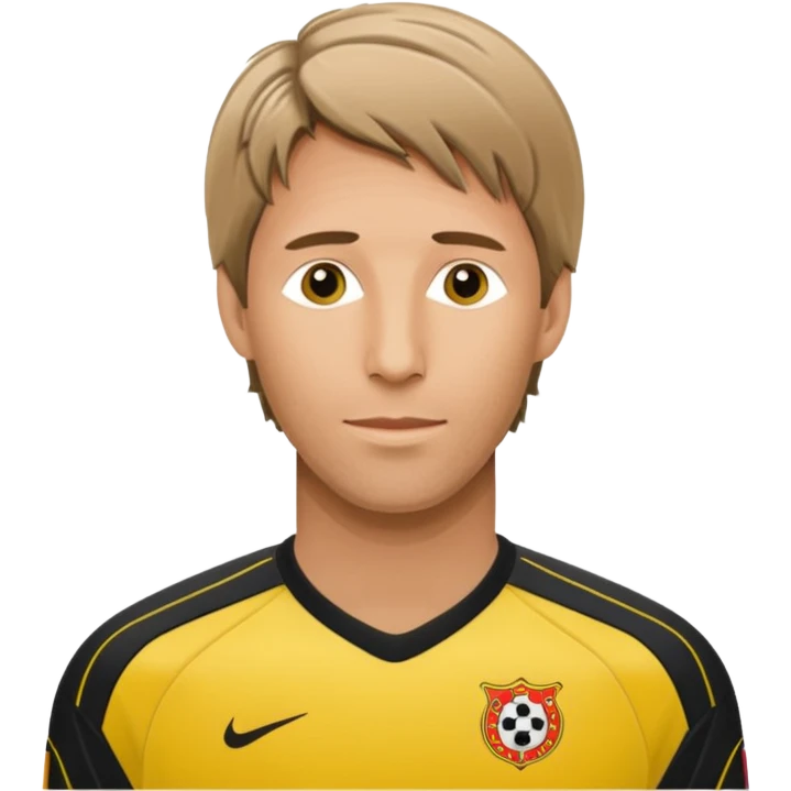 Edwin van der Sar in a classic goalkeeper kit emoji