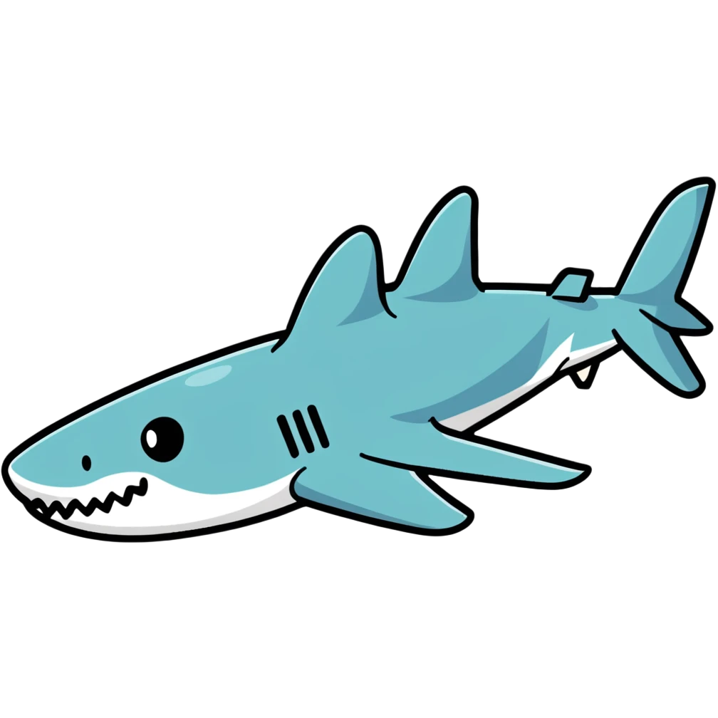 shark-airplane hybrid emoji