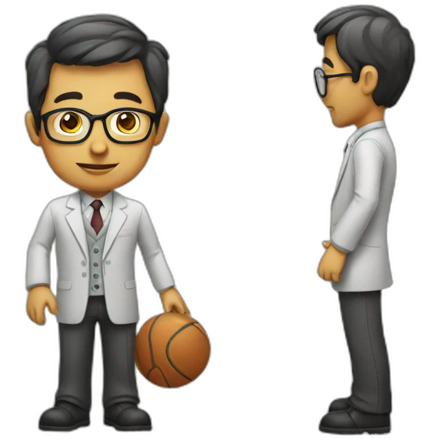 professor with a board emoji