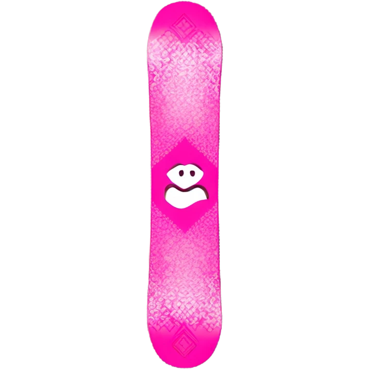 pink snowboard emoji