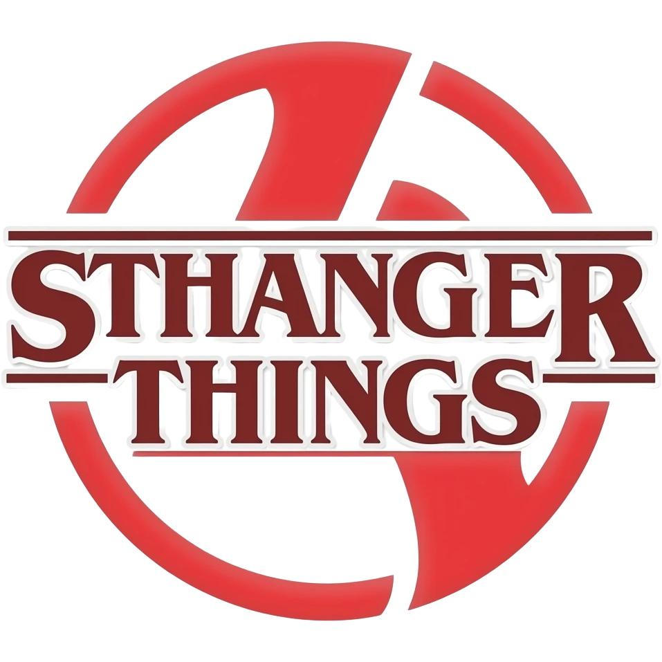 Stranger things logo emoji