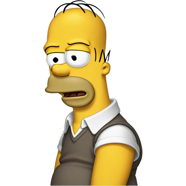 Homer simpson pleure de rire  emoji