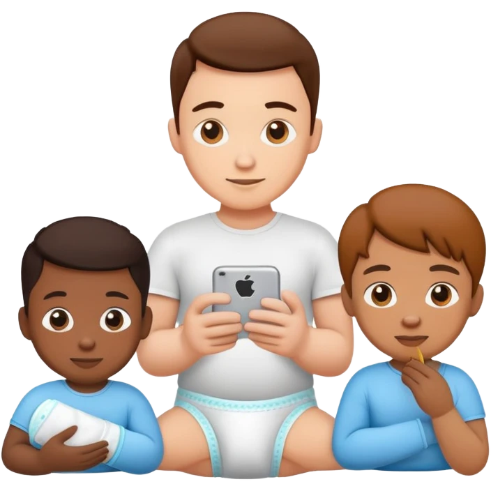 a developer team working with smart diapers emoji