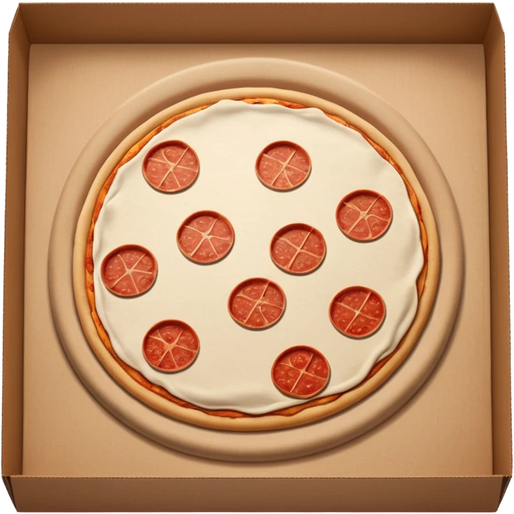 Pizza box is Witten noobini pizza emoji