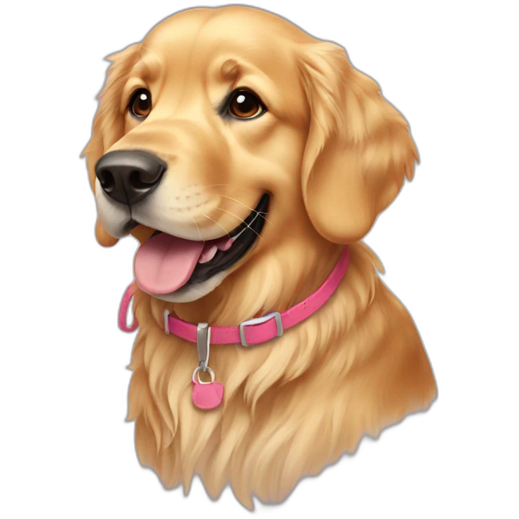 golden retriever with shoes emoji