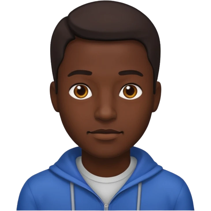 Make him black  emoji