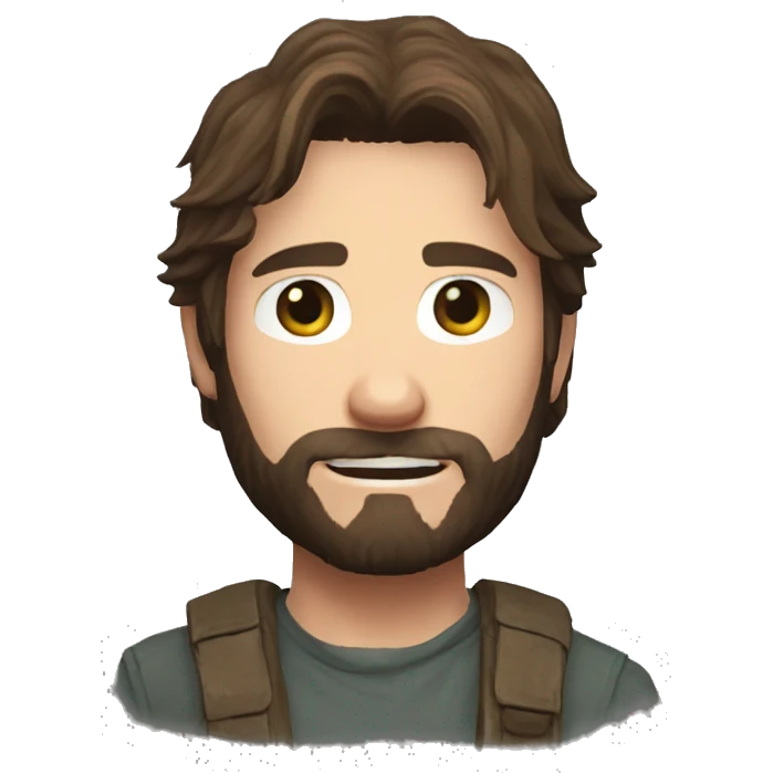 Joel from last of Us hello emoji
