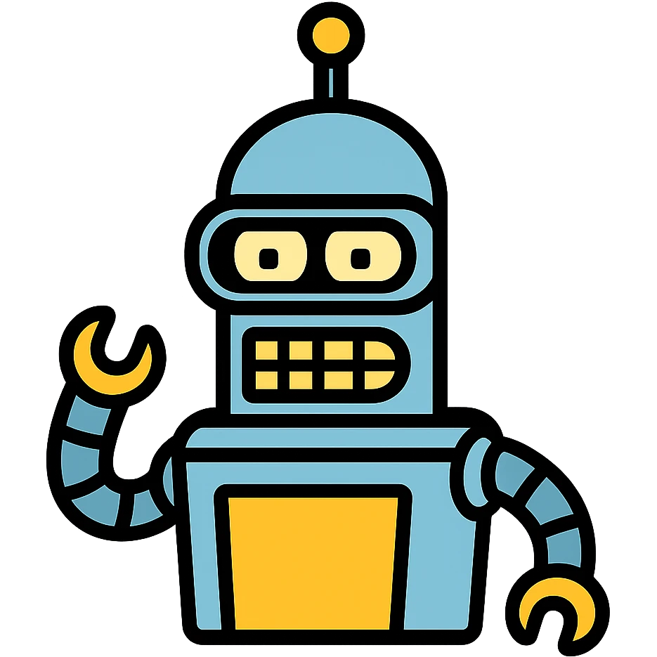 Robot Bender emoji