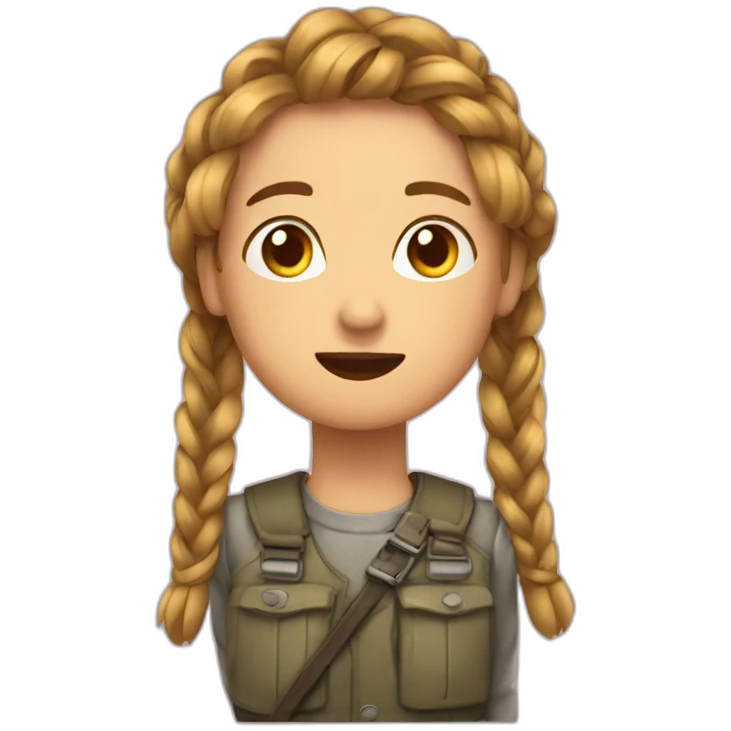 Anxiété tresse  emoji