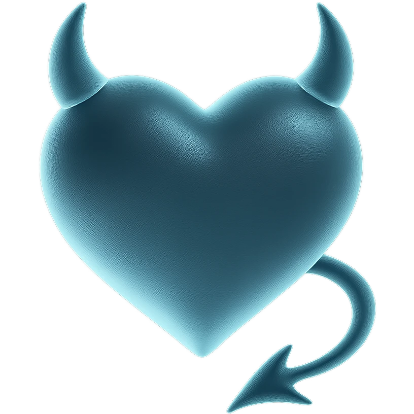 devil heart emoji