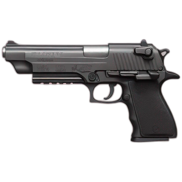 hellokitty desert　eagle emoji
