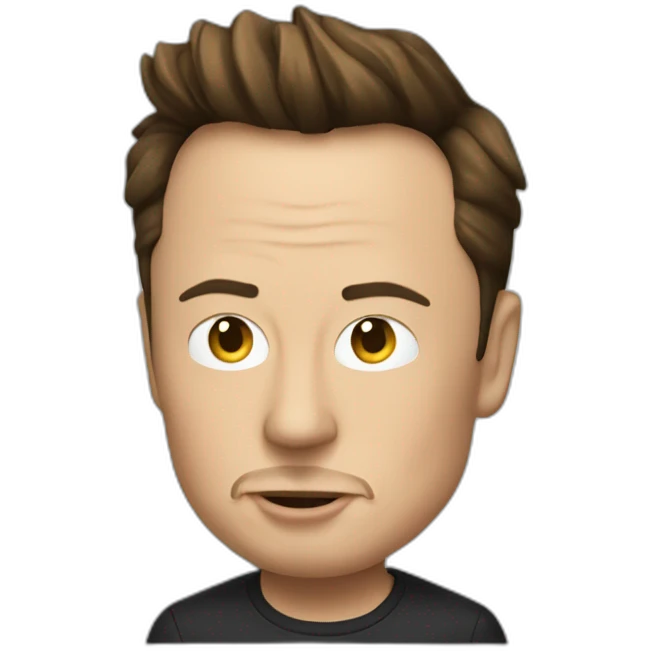 Elon Musk qui fume emoji
