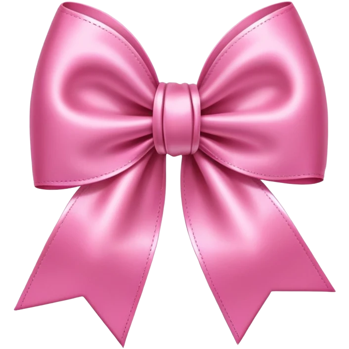 pink bow emoji