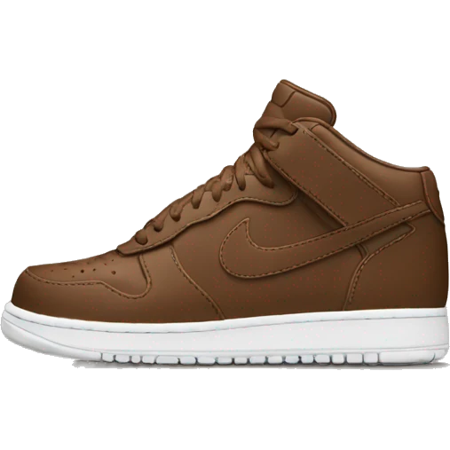 Brown Nike emoji