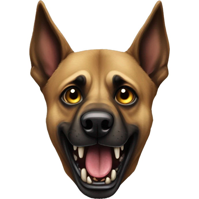 zombie-monster-malinois dog emoji