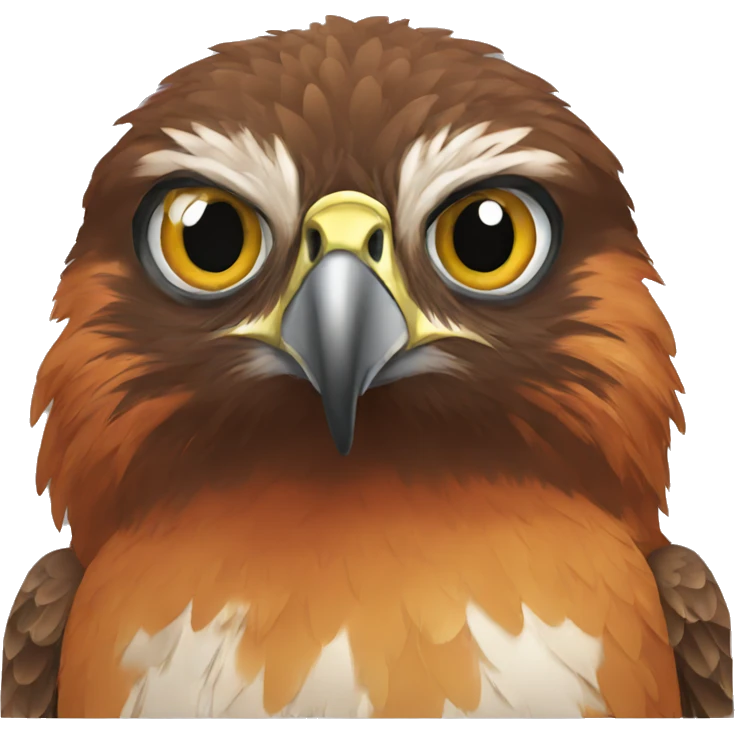 redtail hawk  emoji