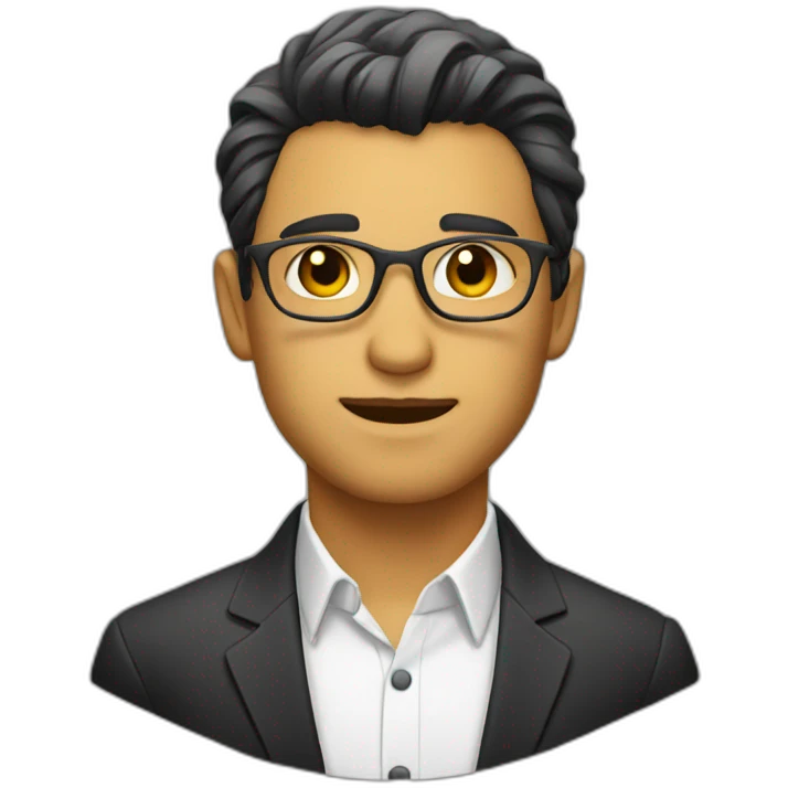 Don with stylish looks emoji