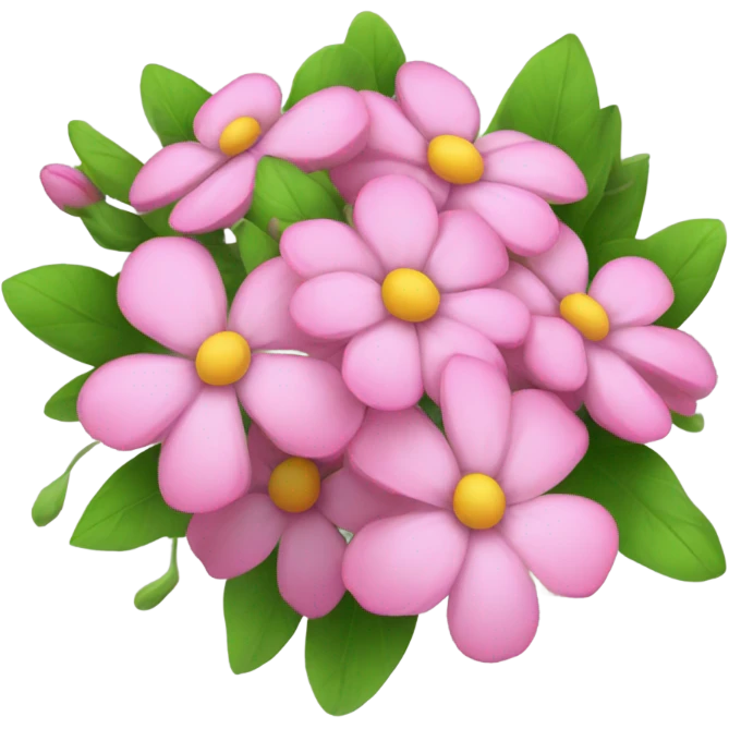 pink flowers  emoji