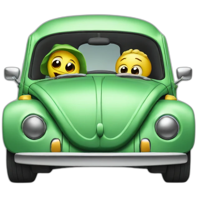 Beetles-in-a-car emoji