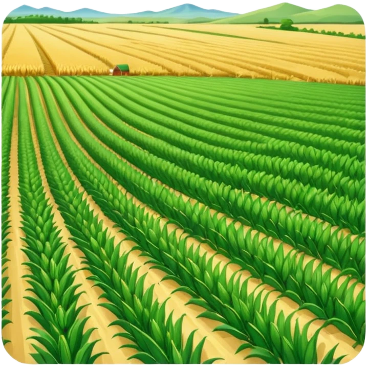 Crop field emoji