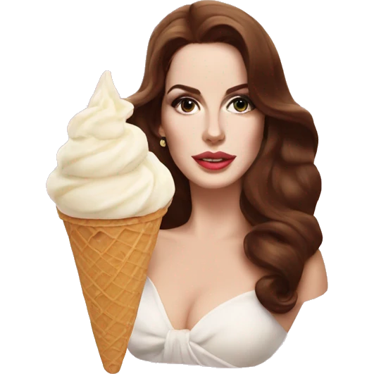 Lana del rey ice cream  emoji