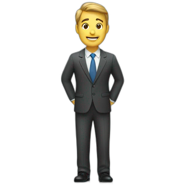 A business man emoji