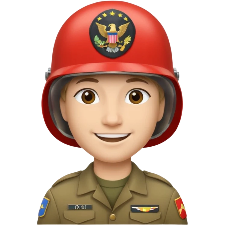 Combine these two 🪖🙂
:military_helmet: :simple_smile: emoji